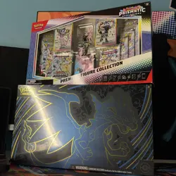 Lot 2 Pokemon Mega Charizard X ex UPC & Prismatic Evolutions Figure Collection - Image 1