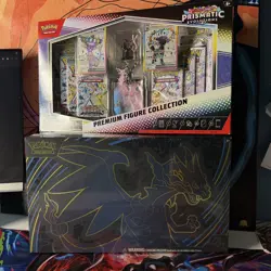 Lot 2 Pokemon Mega Charizard X ex UPC & Prismatic Evolutions Figure Collection - Image 2