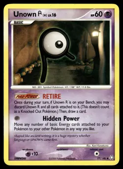 UNOWN [R] - 77/146 Uncommon Legends Awakened Pokemon LP - Image 1