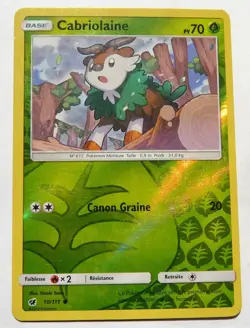 Carte Pokemon CABRIOLAINE 10/111 Holo reverse BE 2017 FR Soleil et Lune 4 - Image 1