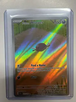 Paldean Wooper 221/193 Sv02: Paldea Evolved Holo WOOPER Pokemon TCG Full Art - Image 1