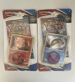 Set Of 2 Pokemon TCG Battle Styles Blister Packs Charmander and Arrokuda Promo - Image 1