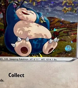 Pokemon TCG ~ Snorlax Cosmos Holo w/ HD Galaxy Swirl🌀 SWSH: Rebel Clash 141/192 - Image 1