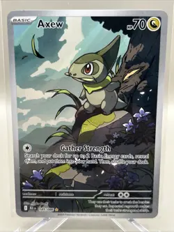 Axew IR 145/086 Sv: Black Bolt Pokemon 2025 - Image 1