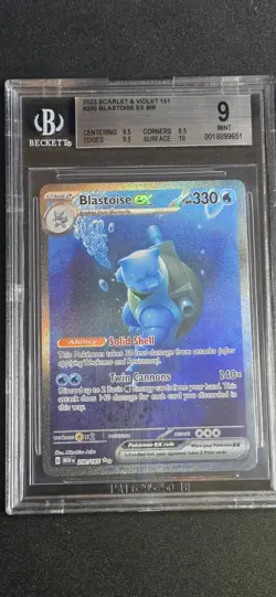 BGS 9 2023 Pokemon Scarlet Violet 151 Blastoise Ex 200/165 SIR Special - Image 1