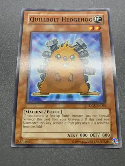 Yu-Gi-Oh! Quillbolt Hedgehog Common Unlimited TDGS-EN003 MP - Image 1