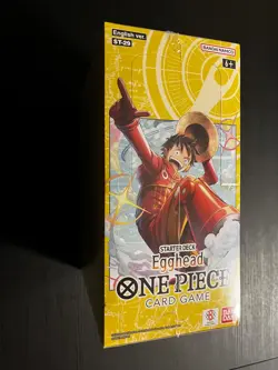 ONE PIECE ST29 BOX OF 6 STARTER DECKS ENGLISH - EGGHEAD ST 29 DECK ENG SEALED - Image 1