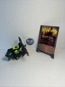 Bakugan Darkus Krakix & Lansor Combat Set Gundalian Invaders Rare W/ Card - Image 1