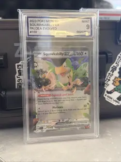 Pokemon TCG Squawkabilly EX Paldea Evolved Card 169/193 Sv02 AGS 9 - Image 1
