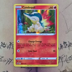 Cyndaquil SWSH221 Black Star Promo Holo NM Pokemon Card English - Image 1