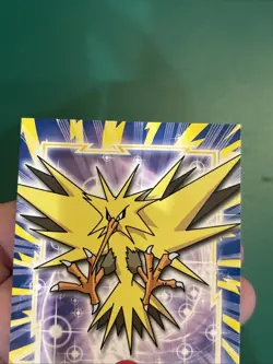 Pokemon Card #145 Zapdos Topps Blue Logo Non Foil Rare Legendary Vintage TCG - Image 2