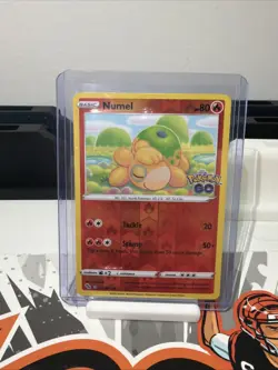 Pokemon TCG Numel Reverse Holo Card Peelable Ditto, 013/078, Pokemon Go - Image 1