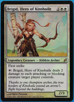 Brigid, Hero of Kinsbaile FOIL Lorwyn PLD White Rare CARD (505510) ABUGames - Image 1