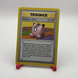 Clefairy Doll Base Set 70/102 Regular Rare Shadowless LP Pokemon Card - Image 1