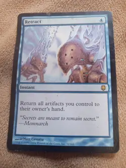 Retract Darksteel Regular HP Magic The Gathering Rare Card - Image 1
