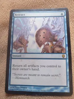 Retract Darksteel Regular HP Magic The Gathering Rare Card - Image 2