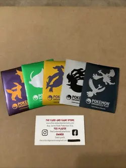Pokemon Pokemon TCG Card Promo 5 Sleeve Organized Play Umbreon Lugia Garchomp - Image 1