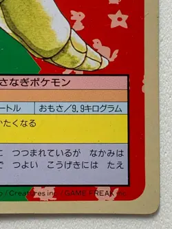 Metapod NO.011 Topsun Pokemon card Japanese Green Back 1995 RARE - Image 4