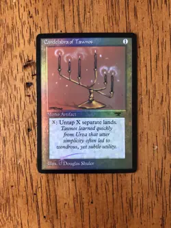 Mtg - Candelabra of Tawnos - Antiquities - FOIL - Reserved - WATCH ITEM VIDEO!!! - Image 3
