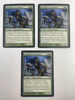 Champion of Lambholt Avacyn Restored Regular X3 - Image 1