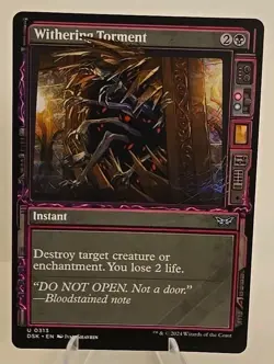 Withering Torment (Showcase) MTG Duskmourn: House of Horror Regular - Image 1