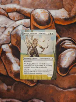 Magic the Gathering Brigid, Hero of Kinsbaile Hand Painted Custom MTG Alter - Image 1