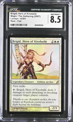 BRIGID, HERO OF KINSBAILE Lorwyn Foil Rare CGC 8.5 MTG EDH [Nostalgium] - Image 1