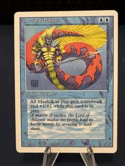 MTG - Magic The Gathering - Lord Of Atlantis - Revised - LP/EX! - Image 1