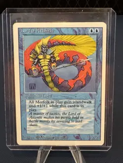 MTG - Magic The Gathering - Lord Of Atlantis - Revised - LP/EX! - Image 3
