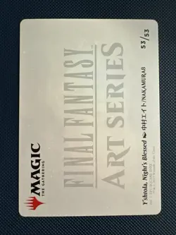 MTG Y'shtola (53) (Gold-Stamped Signature) Art Series: FINAL FANTASY (ASFIN) NM - Image 2