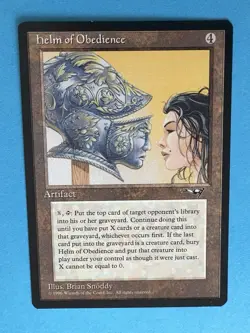 MTG Helm of Obedience Alliances Rare Reserved - LP condition - Image 3