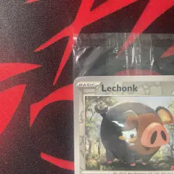 Lechonk Pokemon Scarlet & Violet Base Set 154/198 EBGames Stamped Reverse Holo - Image 2
