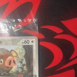 Lechonk Pokemon Scarlet & Violet Base Set 154/198 EBGames Stamped Reverse Holo - Image 3