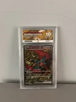 Roaring Moon EX Pokemon jpn Terastal Festival Special Art Rare 218/187 Ace 10 - Image 1