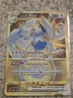 Pokemon TCG Lugio 211/195 Silver Tempest Full Art Secret Rare Near Mint Card - Image 3