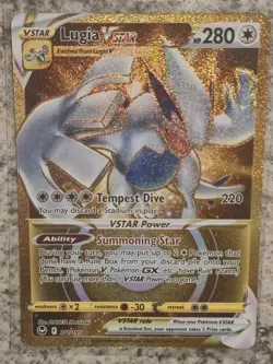 Pokemon TCG Lugio 211/195 Silver Tempest Full Art Secret Rare Near Mint Card - Image 4