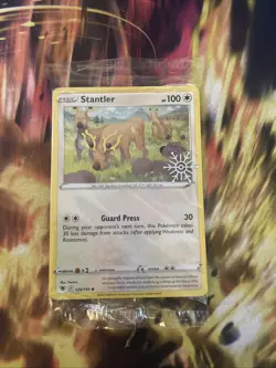Stantler 125/189 Pokemon TCG Snowflake Stamp Holiday Calendar SEALED NM - Image 1