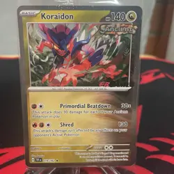Koraidon Pokemon Temporal Forces EB Games Stamped 119/162 - Image 1