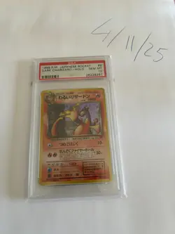1998 Pokemon Dark Charizard Team Rocket Japanese Holo Rare #6 PSA 10 GEM MINT - Image 1