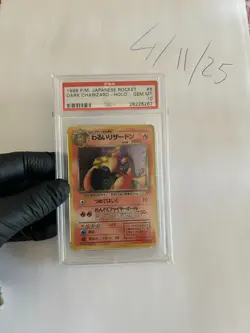 1998 Pokemon Dark Charizard Team Rocket Japanese Holo Rare #6 PSA 10 GEM MINT - Image 5