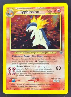 2000 Pokemon Neo Genesis #18/111 Typhlosion Holo - Image 1
