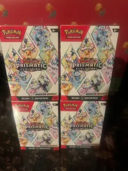 Pokemon TCG Prismatic Evolutions Booster Bundle - Lot of 4 - Factory Sealed - Image 1