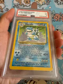 Blastoise Pokemon Base Set Holo 1999 Wizards of The Coast (WOTC) 2/102 PSA 5 - Image 4