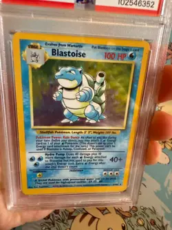 Blastoise Pokemon Base Set Holo 1999 Wizards of The Coast (WOTC) 2/102 PSA 5 - Image 5