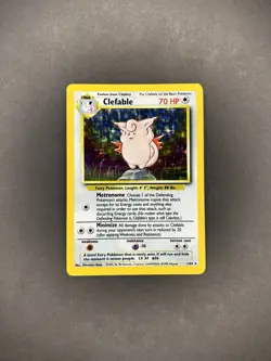 Pokemon TCG Clefable Jungle 1/64 Holo Unlimited Holo Rare [NO SYMBOL] - Image 1