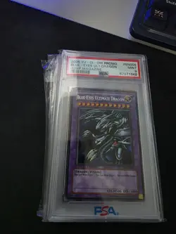 2005 YU-GI-OH! PROMO JUMP MAGAZINE #EN005 BLUE-EYES ULTIMATE DRAGON PSA 9 - Image 1