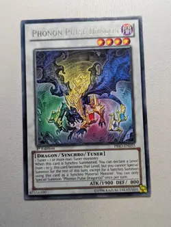 Yu-Gi-Oh! Phonon Pulse Dragon PRIO-EN055 1st Edition NM - Image 1