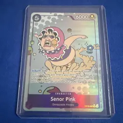 One Piece TCG Senor Pink Rare R OP10-067 Royal Blood English Foil Alt Art - Image 1