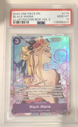 PSA 10 One Piece Illustration Box Promos Vol 1 & 2 Nami Boa Maria Yamato - Image 2