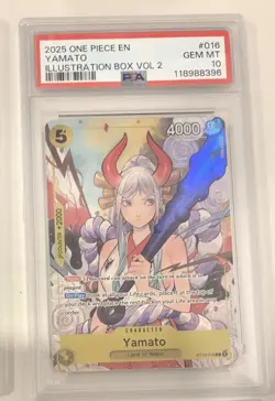 PSA 10 One Piece Illustration Box Promos Vol 1 & 2 Nami Boa Maria Yamato - Image 3